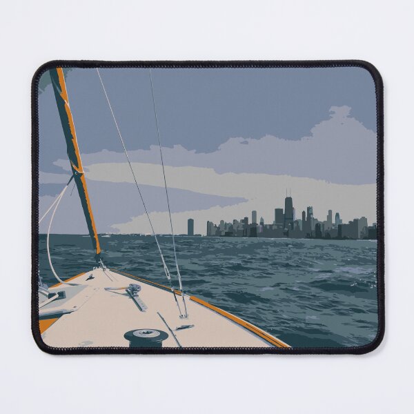 Item preview, Chicago Skyline from Lake Michigan designed and sold by Silly Obsessions.