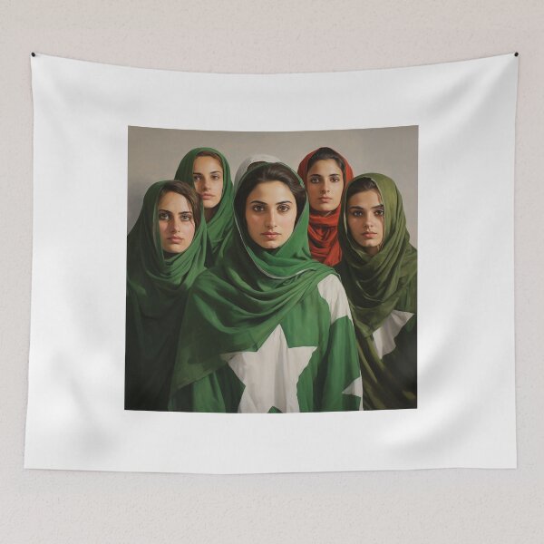 Item preview, Pakistani women power support designed and sold by SmileshareShop.