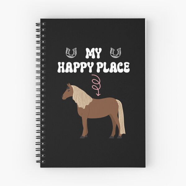Item preview, My Happy Place Horse Lover Gifts Horseback Riding Equestrian designed and sold by Allomensiaa.