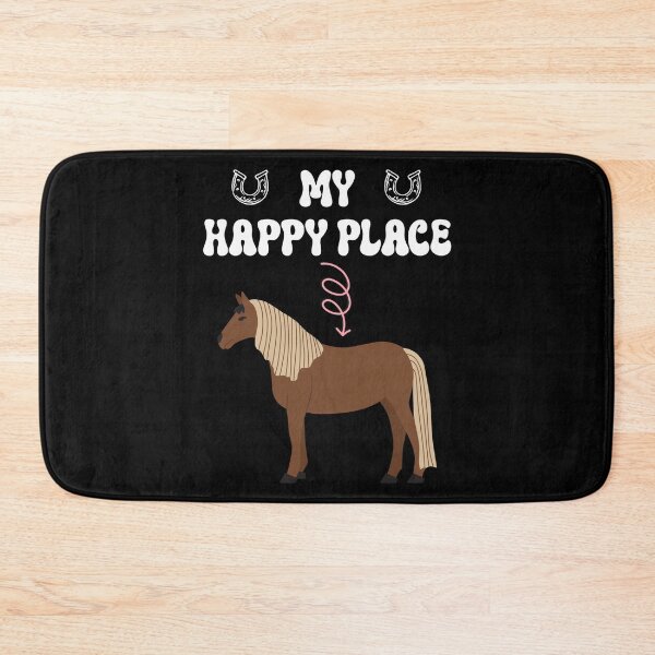 Item preview, My Happy Place Horse Lover Gifts Horseback Riding Equestrian designed and sold by Allomensiaa.