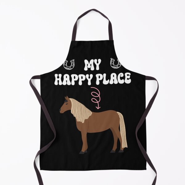 Item preview, My Happy Place Horse Lover Gifts Horseback Riding Equestrian designed and sold by Allomensiaa.