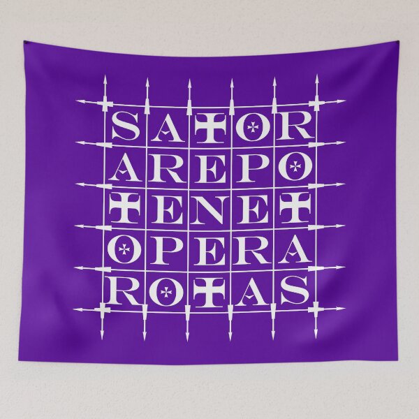 Item preview, SATOR Square [WHITE] designed and sold by Peregrinus Creative.