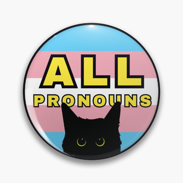 Artikelvorschau, Void Cat Trans Transgender Alle Pronomen entworfen und verkauft von Furia LGBTQ+ Accessories.