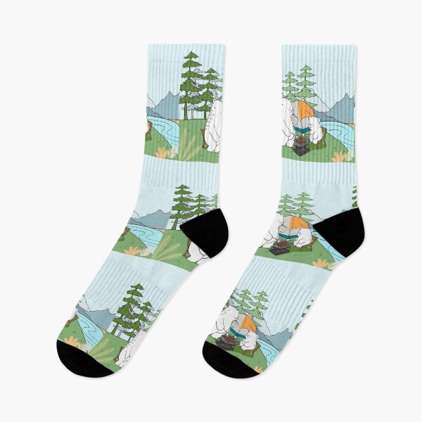 Item preview, Two bears camping designed and sold by Ayla-Store.