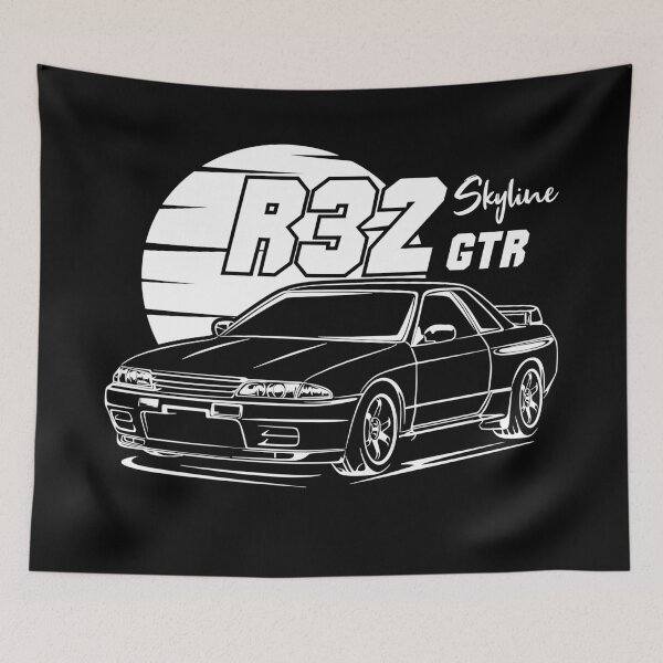 Item preview, R32 GTR - White Print designed and sold by RAS-77.
