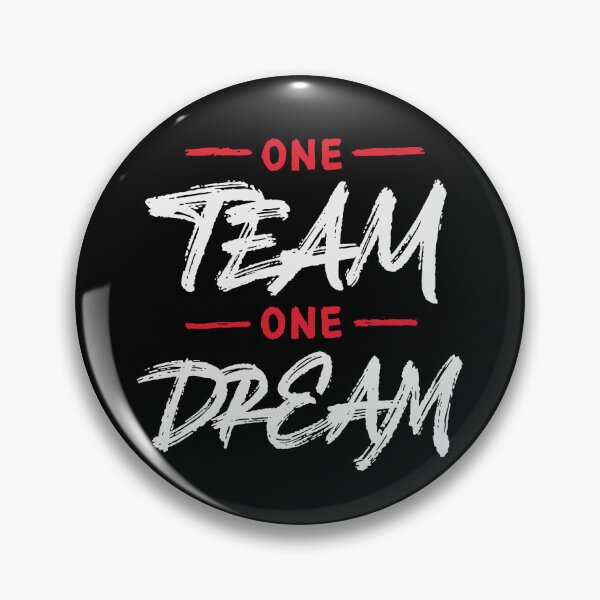 Item preview, one team one dream designed and sold by Zagach Letters.