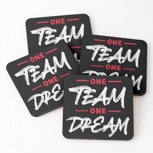 Item preview, one team one dream designed and sold by Zagach Letters.