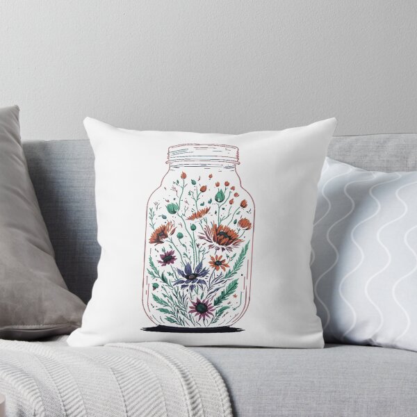 Item preview, Flowers in mason jar designed and sold by Top-Bot.