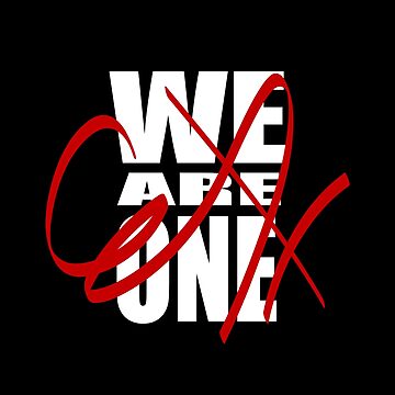 Artwork thumbnail, We Are One (in white) by ANGELSONLY