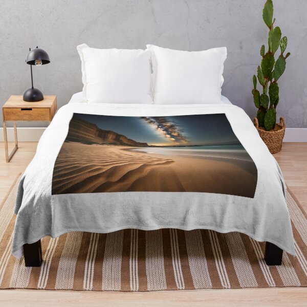 Item preview, Night beach with a starry sky designed and sold by Thiago Pando.