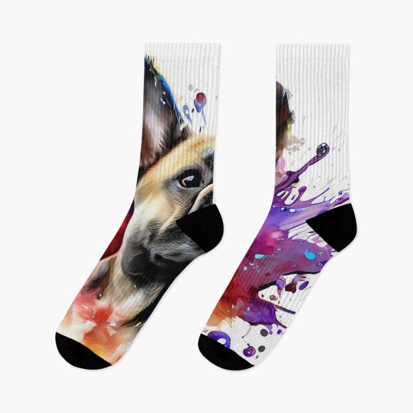 Item preview, Splashin' French Bulldog Watercolor Art Print 2 designed and sold by The Digital Compass.