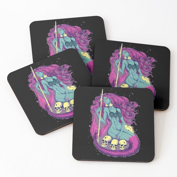Item preview, mermaid with skulls designed and sold by Gopasha.