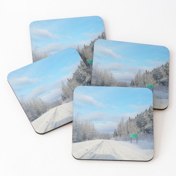 Item preview, Winter on the Cassiar Highway  designed and sold by ReverendStella.