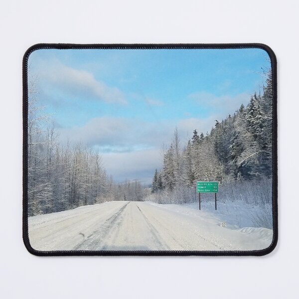 Item preview, Winter on the Cassiar Highway  designed and sold by ReverendStella.