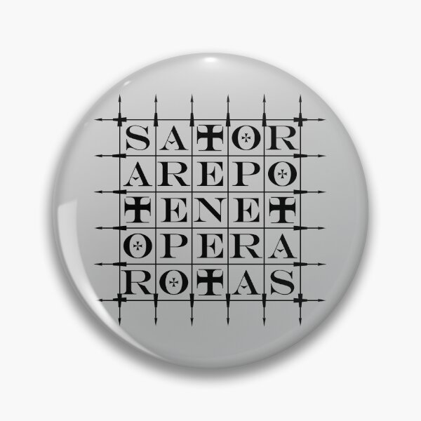 Item preview, SATOR Square [BLACK] designed and sold by Peregrinus Creative.