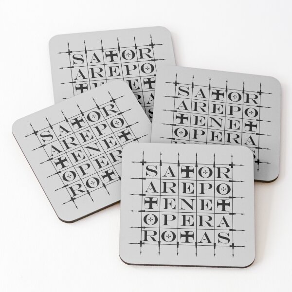 Item preview, SATOR Square [BLACK] designed and sold by Peregrinus Creative.