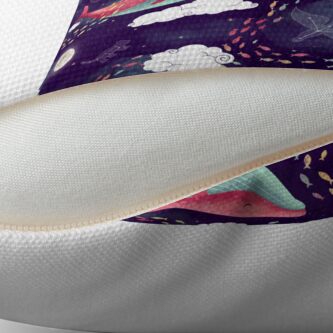 Alternate view of Dream Whales Floor Pillow
