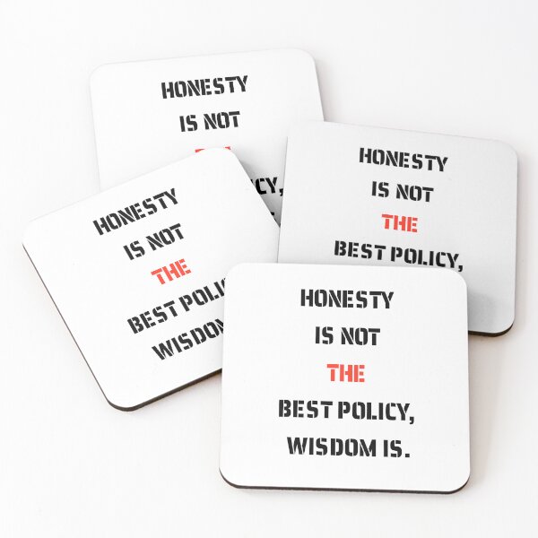 Item preview, Quote: Is honesty the best policy ? designed and sold by santoshputhran.