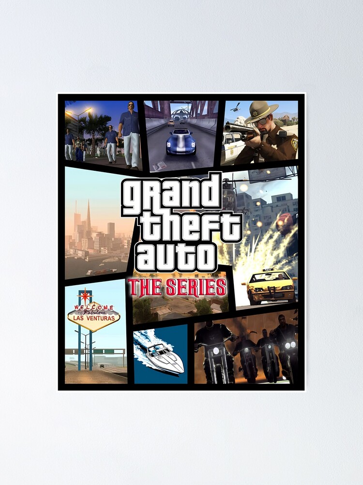 Game - Grand Theft Auto Poster for Sale by mattilynn