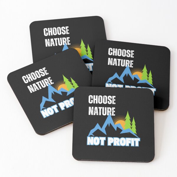 Item preview, Choose Nature, Not Profit designed and sold by askthebookbug.