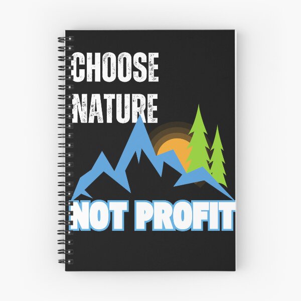 Item preview, Choose Nature, Not Profit designed and sold by askthebookbug.