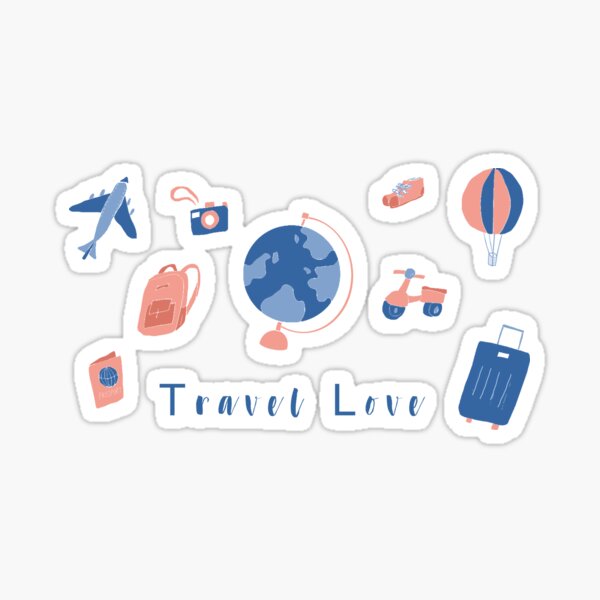 Travel Love Sticker