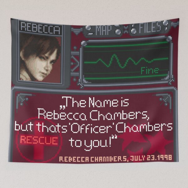 Item preview, Resident Evil Rebecca Chambers Pixel Art designed and sold by AlleenasPixels.