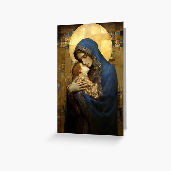 Item preview, Madonna and Child designed and sold by SanctifiedSouls.