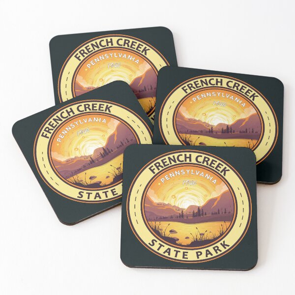 Item preview, French Creek State Park Pennsylvania Travel Art Badge designed and sold by KrisSidDesigns.