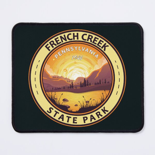 Item preview, French Creek State Park Pennsylvania Travel Art Badge designed and sold by KrisSidDesigns.