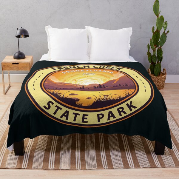 Item preview, French Creek State Park Pennsylvania Travel Art Badge designed and sold by KrisSidDesigns.
