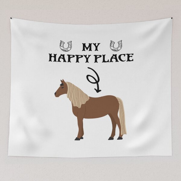 Item preview, My Happy Place Horseback Riding Equestrian designed and sold by Allomensiaa.