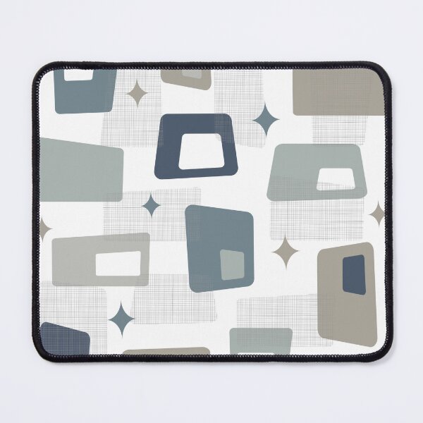 Item preview, Atomic Age Mid Century Modern Blocks Gray designed and sold by trdstudio.
