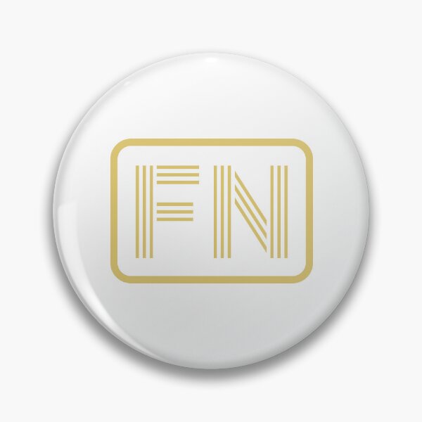 Item preview, FN Initials Gold Geometric Letters designed and sold by Jeallan Designs.