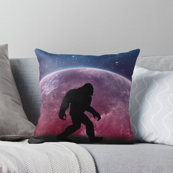 Item preview, Bigfoot silhouette walking with moon and stars  designed and sold by MrDeeter.