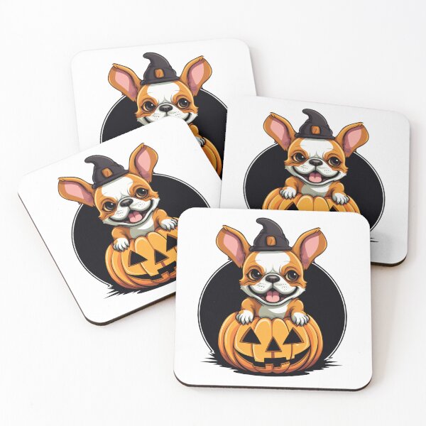 Item preview, French Bulldog Halloween Pumpkin  designed and sold by ArtFromBeyond.