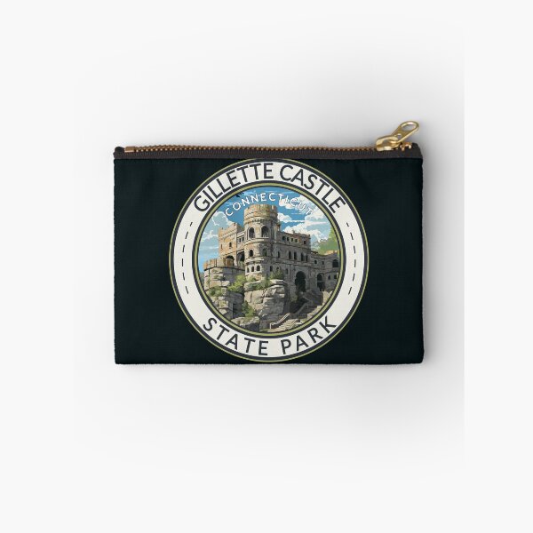 Item preview, Gillette Castle State Park Connecticut Travel Art Badge designed and sold by KrisSidDesigns.