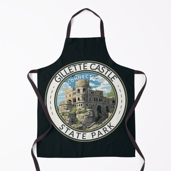 Item preview, Gillette Castle State Park Connecticut Travel Art Badge designed and sold by KrisSidDesigns.
