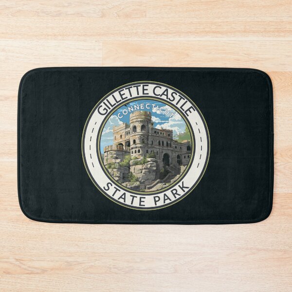 Item preview, Gillette Castle State Park Connecticut Travel Art Badge designed and sold by KrisSidDesigns.