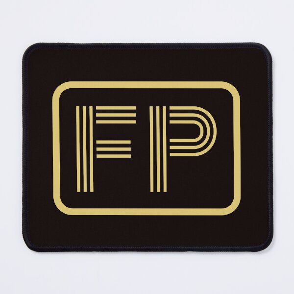 Item preview, FP Initials Gold Geometric Letters designed and sold by Jeallan Designs.