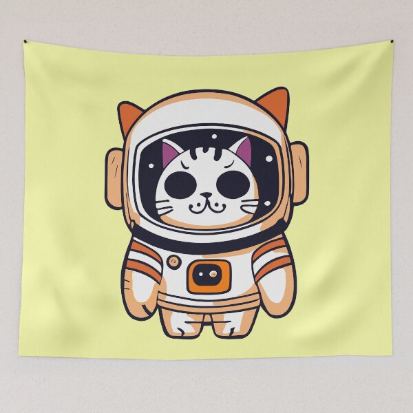 Item preview, Cat Astronaut designed and sold by Timegraf.