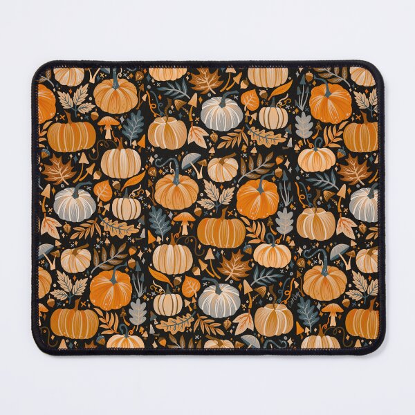 Item preview, Pumpkin Confetti – Orange on Charcoal designed and sold by Cat Coquillette.