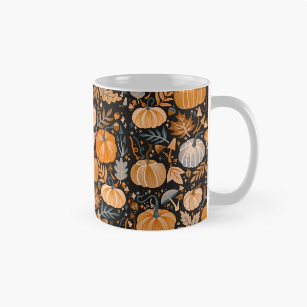 Item preview, Pumpkin Confetti – Orange on Charcoal designed and sold by Cat Coquillette.