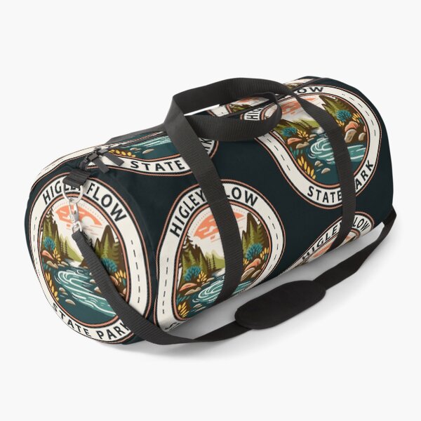 Item preview, Higley Flow State Park New York Travel Art Badge designed and sold by KrisSidDesigns.