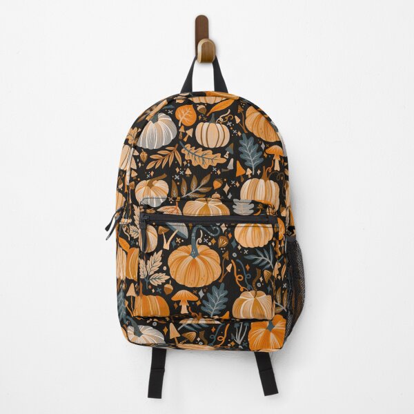 Item preview, Pumpkin Confetti – Orange on Charcoal designed and sold by Cat Coquillette.