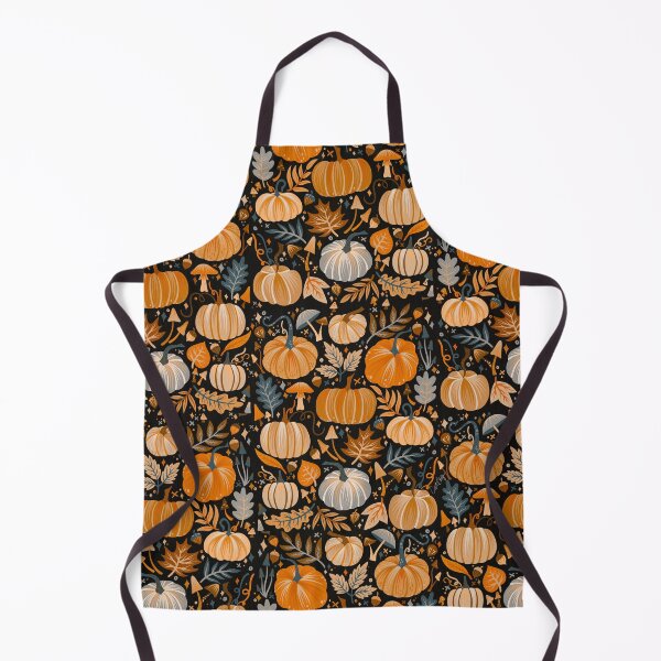 Item preview, Pumpkin Confetti – Orange on Charcoal designed and sold by Cat Coquillette.