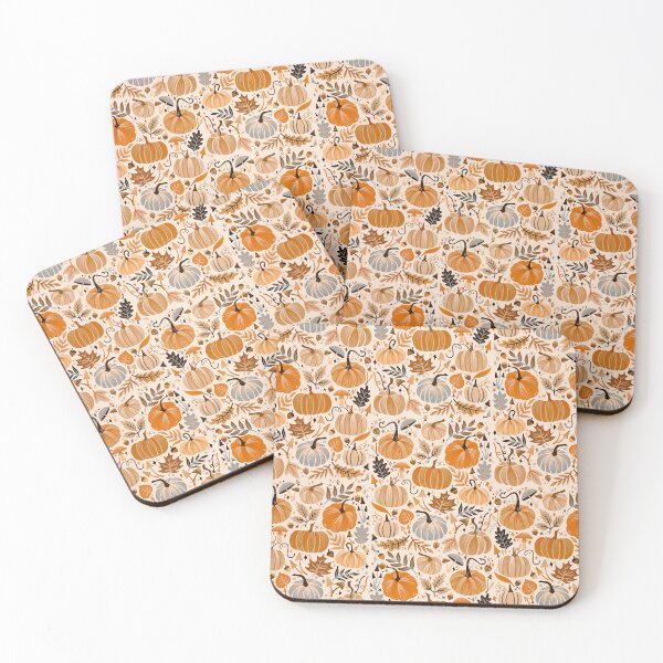 Item preview, Pumpkin Confetti – Orange on Cream designed and sold by Cat Coquillette.