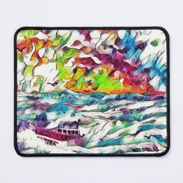 Item preview, Boat in stormy sea designed and sold by George Hutton Hunter.