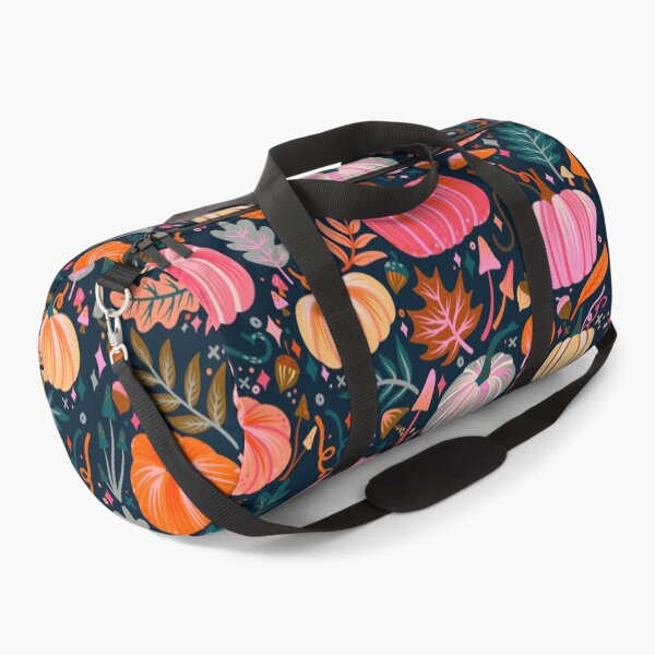 Item preview, Pumpkin Confetti – Rainbow on Navy designed and sold by Cat Coquillette.