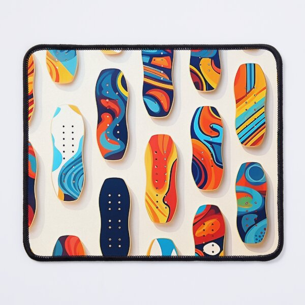 Item preview, Colorful skateboard patterns designed and sold by silent-violin.
